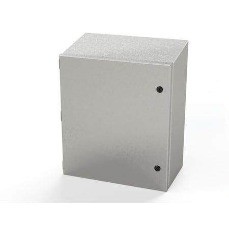 Saginaw Control & Engineering 1/4 Turn Latch Electrical Enclosures, 16 in H, 8 in D, 14 in W, NEMA 3R, 4, 4X, 12, 13 SCE-16148ELJSSST